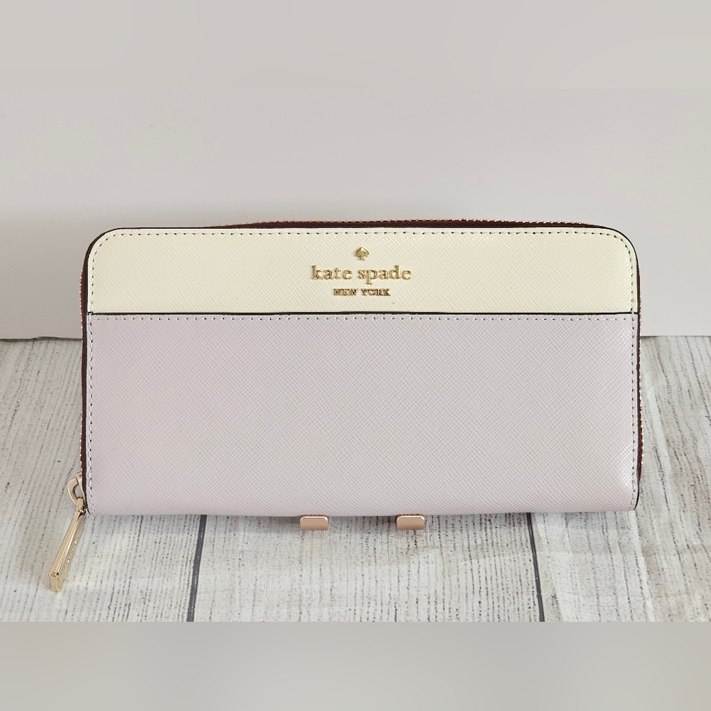 NWOT Kate Spade Madison Large Continental Wallet- Lilac Moonlight Multi